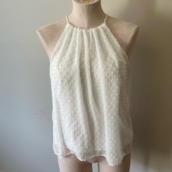 Anthropologie SUNDAY IN BROOKLYN Swiss Dot Blouse Top - Picture 2 of 8